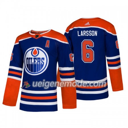 Herren Eishockey Edmonton Oilers Trikot Adam Larsson 6 Adidas Alternate 2018-19 Authentic